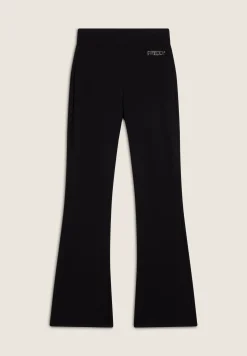 Freddy Pantalone donna in felpa garzata con fondo a zampa-Donna Ginnastica|Pantaloni Sportivi