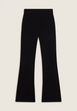Freddy Pantalone donna in felpa garzata con fondo a zampa-Donna Ginnastica|Pantaloni Sportivi
