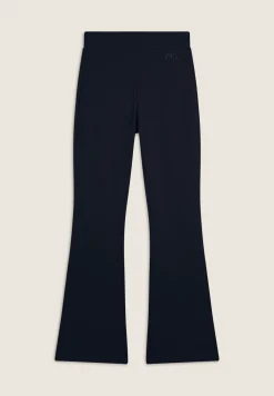 Freddy Pantalone donna in felpa garzata con fondo a zampa-Donna Ginnastica|Pantaloni Sportivi