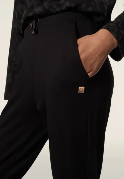 Freddy Pantalone donna in felpa di viscosa con gamba dritta-Donna Pantaloni Sportivi|Tutti I Pantaloni