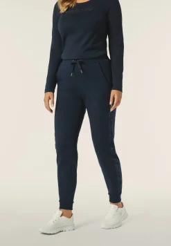 Freddy Pantalone donna in felpa garzata con bande fantasia paisley-Donna Ginnastica|Pantaloni Sportivi