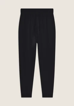 Freddy Pantalone donna in felpa di viscosa con elastico sul fondo-Donna Ginnastica|Pantaloni Sportivi