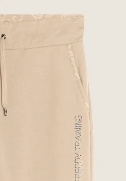 Freddy Pantalone donna in felpa garzata con dettagli paisley-Donna Ginnastica|Pantaloni Sportivi