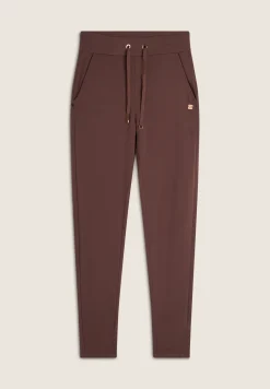 Freddy Pantalone donna in felpa di viscosa con vita in costina-Donna Pantaloni Sportivi|Tutti I Pantaloni