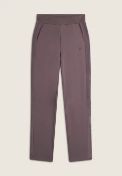 Freddy Pantalone donna in felpa di viscosa con Bande in Velluto-Donna Ginnastica|Pantaloni Sportivi