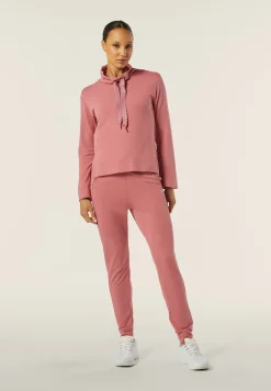 Freddy Pantalone donna in felpa di viscosa con cuciture a blocchi-Donna Pantaloni Sportivi|Tutti I Pantaloni