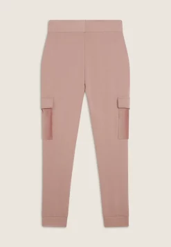 Freddy Pantalone donna in felpa viscosa con tasche cargo in velluto-Donna Pantaloni Cargo|Pantaloni Sportivi