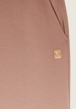 Freddy Pantalone donna in felpa viscosa con tasche cargo in velluto-Donna Pantaloni Cargo|Pantaloni Sportivi