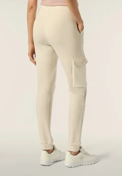 Freddy Pantalone donna in felpa viscosa con tasche cargo in velluto-Donna Pantaloni Cargo|Pantaloni Sportivi