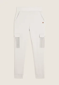 Freddy Pantalone donna in felpa viscosa con tasche cargo in velluto-Donna Pantaloni Cargo|Pantaloni Sportivi