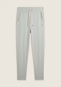 Freddy Pantalone donna in felpa viscosa con inserti a trecce-Donna Pantaloni Sportivi|Tutti I Pantaloni