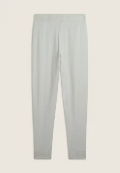 Freddy Pantalone donna in felpa viscosa con inserti a trecce-Donna Pantaloni Sportivi|Tutti I Pantaloni