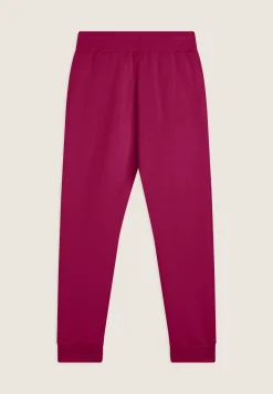 Freddy Pantalone donna in felpa con vita e fondo in costina-Donna Ginnastica|Pantaloni Sportivi