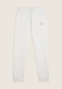 Freddy Pantalone donna in felpa con vita e fondo in costina-Donna Ginnastica|Pantaloni Sportivi