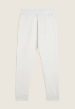 Freddy Pantalone donna in felpa con vita e fondo in costina-Donna Ginnastica|Pantaloni Sportivi