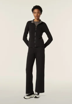 Freddy Pantalone donna wide leg in felpa di viscosa-Donna Pantaloni Sportivi|Tutti I Pantaloni