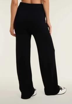 Freddy Pantalone donna wide leg in tricot-Donna Pantaloni Sportivi