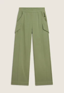 Freddy Pantalone in felpa di viscosa gamba ampia con tasche laterali-Donna Pantaloni Sportivi|Tutti I Pantaloni