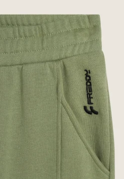 Freddy Pantalone in felpa di viscosa gamba ampia con tasche laterali-Donna Pantaloni Sportivi|Tutti I Pantaloni