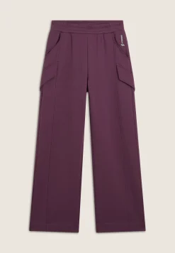 Freddy Pantalone in felpa di viscosa gamba ampia con tasche laterali-Donna Pantaloni Sportivi|Tutti I Pantaloni