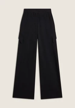 Freddy Pantalone in felpa di viscosa gamba ampia con tasche laterali-Donna Pantaloni Sportivi|Tutti I Pantaloni