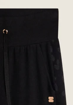 Freddy Pantalone in felpa viscosa tricot con bande animalier-Donna Pantaloni Sportivi|Tutti I Pantaloni
