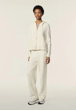 Freddy Pantalone in maglia tricot rasata con gamba larga-Donna Pantaloni Sportivi|Tutti I Pantaloni