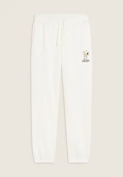Freddy Pantalone jogger donna in felpa con piccola stampa Snoopy-Donna Pantaloni Sportivi|Tutti I Pantaloni