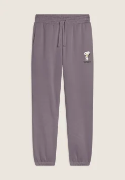 Freddy Pantalone jogger donna in felpa con piccola stampa Snoopy-Donna Pantaloni Sportivi|Tutti I Pantaloni