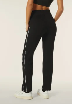 Freddy Pantalone Regular con Gamba Dritta e bordature a contrasto-Donna Padel|Pilates