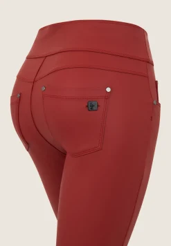 Freddy Pantalone skinny vita media senza bottoni in similpelle-Donna Jeans E Pantaloni|Tutti I Pantaloni