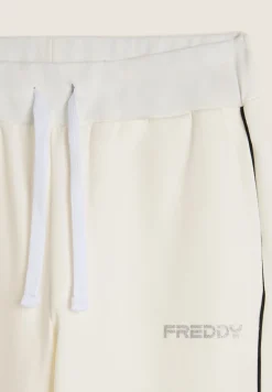 Freddy Pantalone Slim con Gamba Aderente e bordature a contrasto-Donna Padel|Pilates