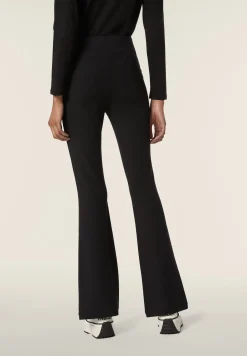 Freddy Pantalone slim vita alta in felpa di viscosa fondo a zampa-Donna Pantaloni Sportivi|Tutti I Pantaloni