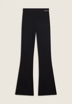 Freddy Pantalone slim vita alta in felpa di viscosa fondo a zampa-Donna Pantaloni Sportivi|Tutti I Pantaloni