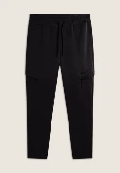 Freddy Pantalone Sportivo da Uomo con Tasche Zippate sui fianchi-Uomo Pantaloni Sportivi