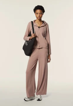 Freddy Pantalone wide leg in felpa viscosa effetto tricot-Donna Pantaloni Sportivi|Tutti I Pantaloni