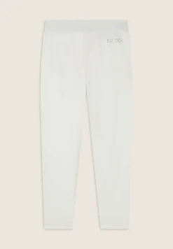 Freddy Pantaloni 7/8 con Risvolto e Strass-Donna Pantaloni Sportivi