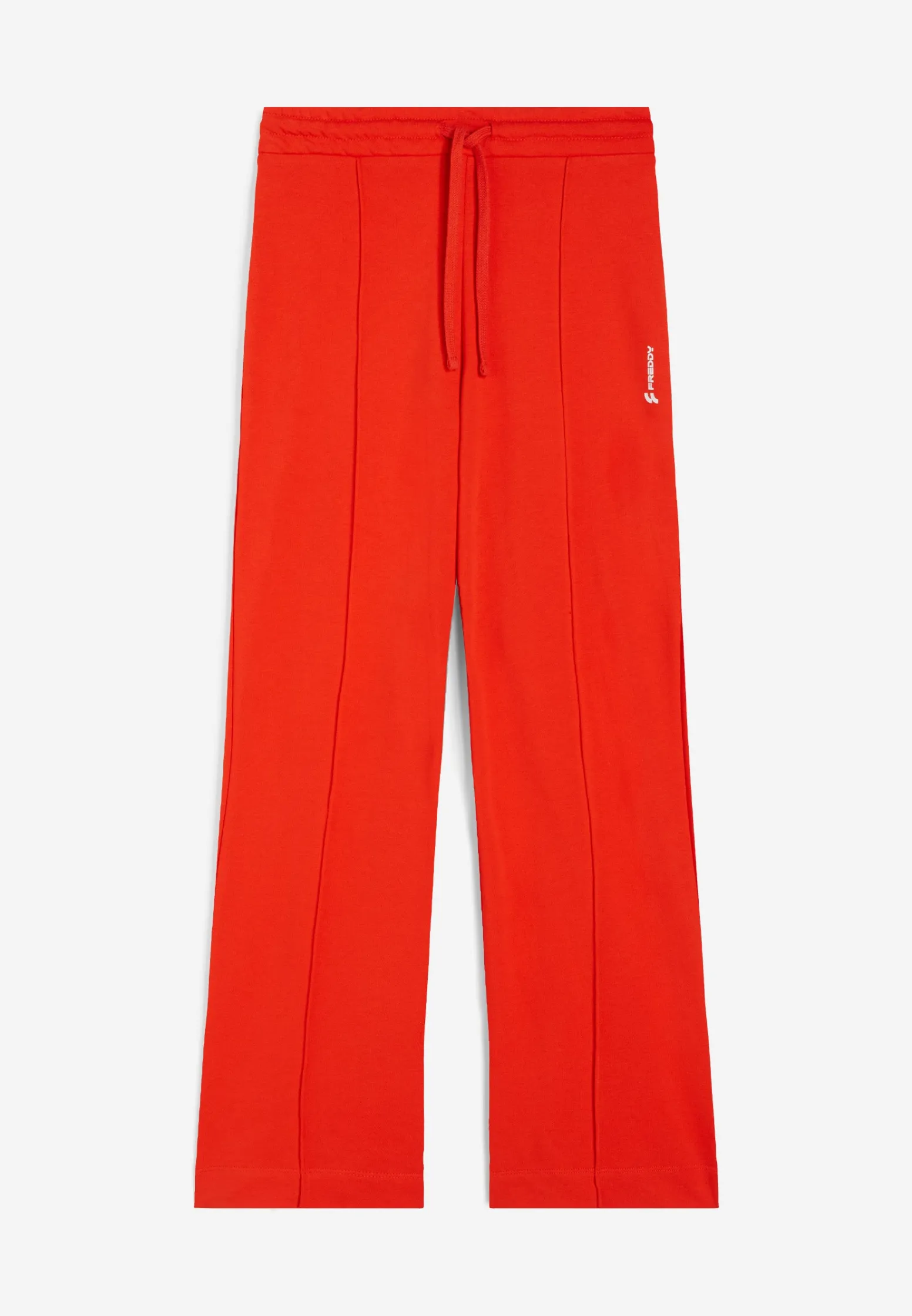Freddy Pantaloni ampi in french terry decorati da piping centrale-Donna Pantaloni Sportivi|Tutti I Pantaloni