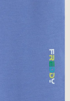 Freddy Pantaloni Bambina in Cotone con Fondo Svasato- Pantaloni Sportivi