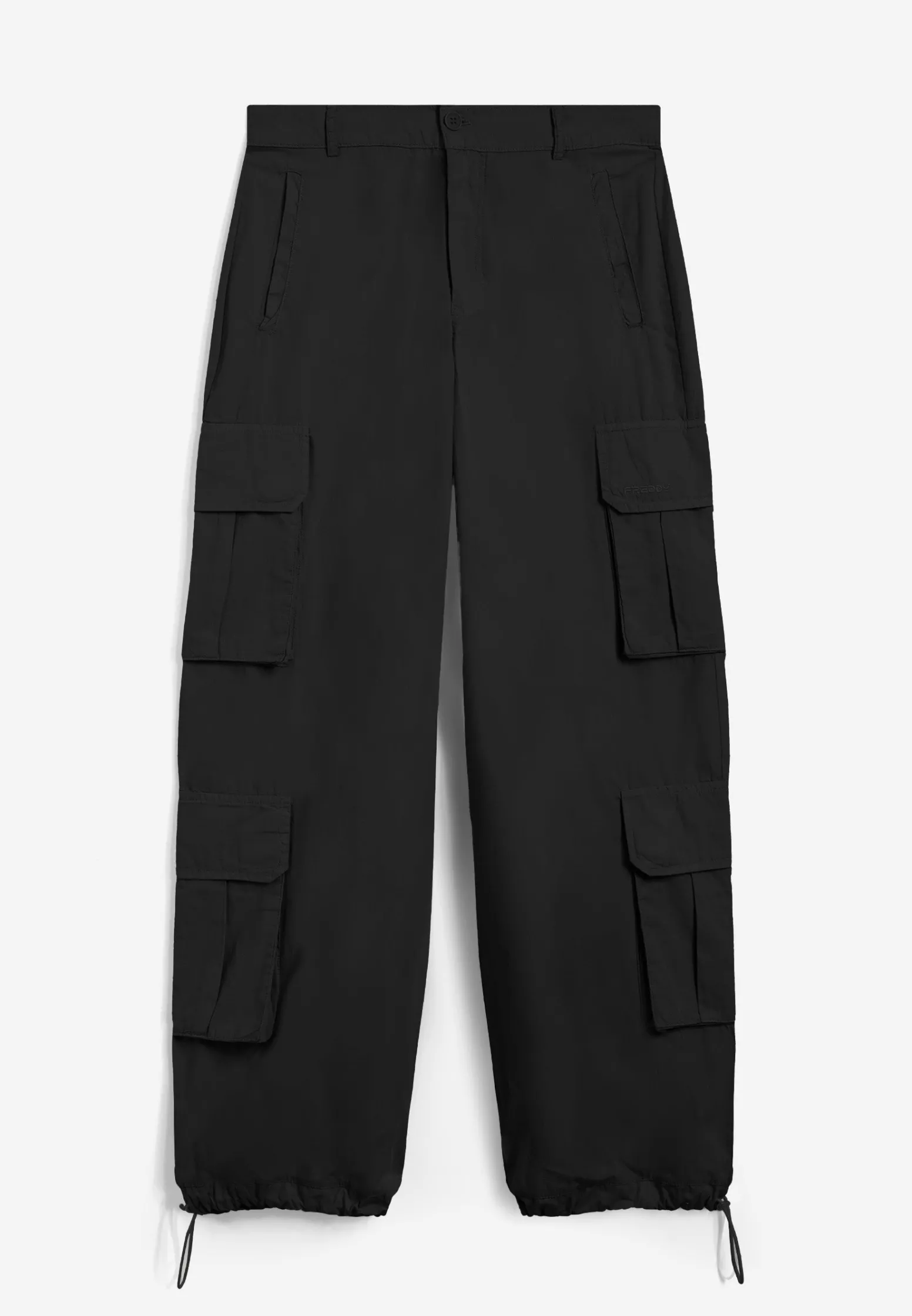 Freddy Pantaloni cargo baggy fit in popeline con quattro tasconi-Donna Pantaloni Cargo|Pantaloni Sportivi