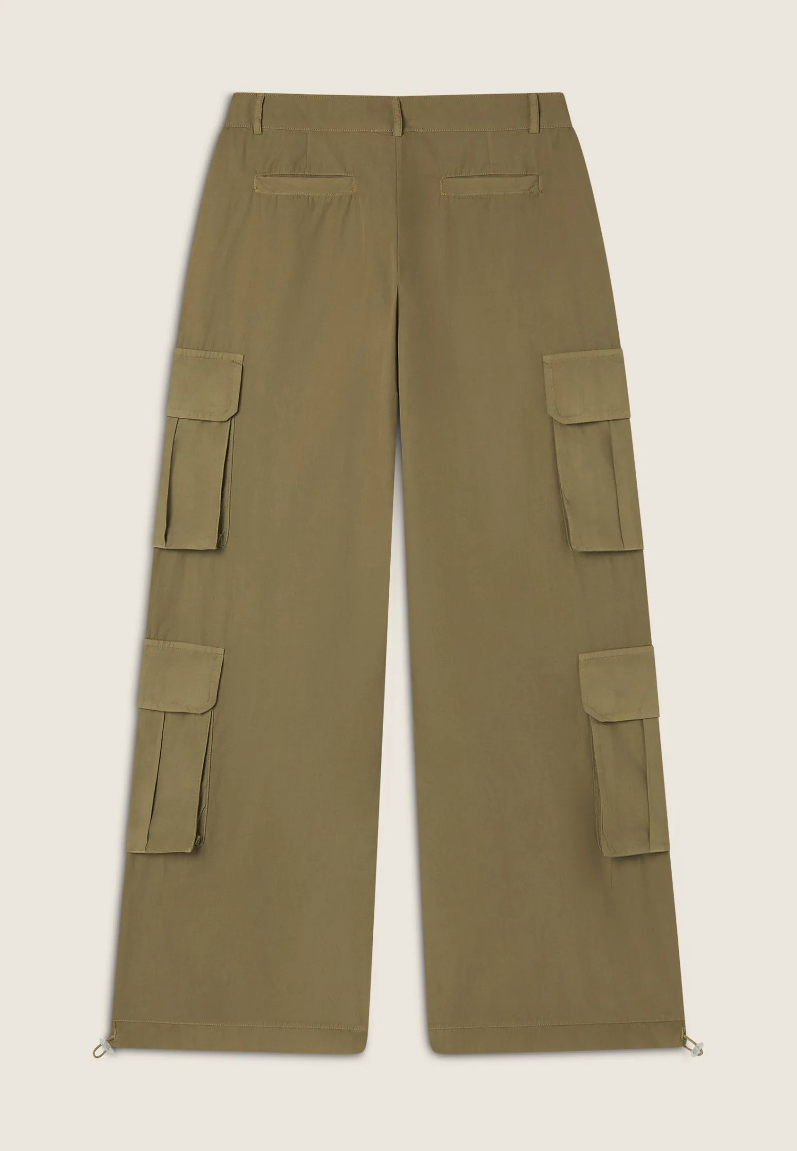 Freddy Pantaloni cargo baggy fit in popeline con quattro tasconi-Donna Pantaloni Cargo|Pantaloni Sportivi
