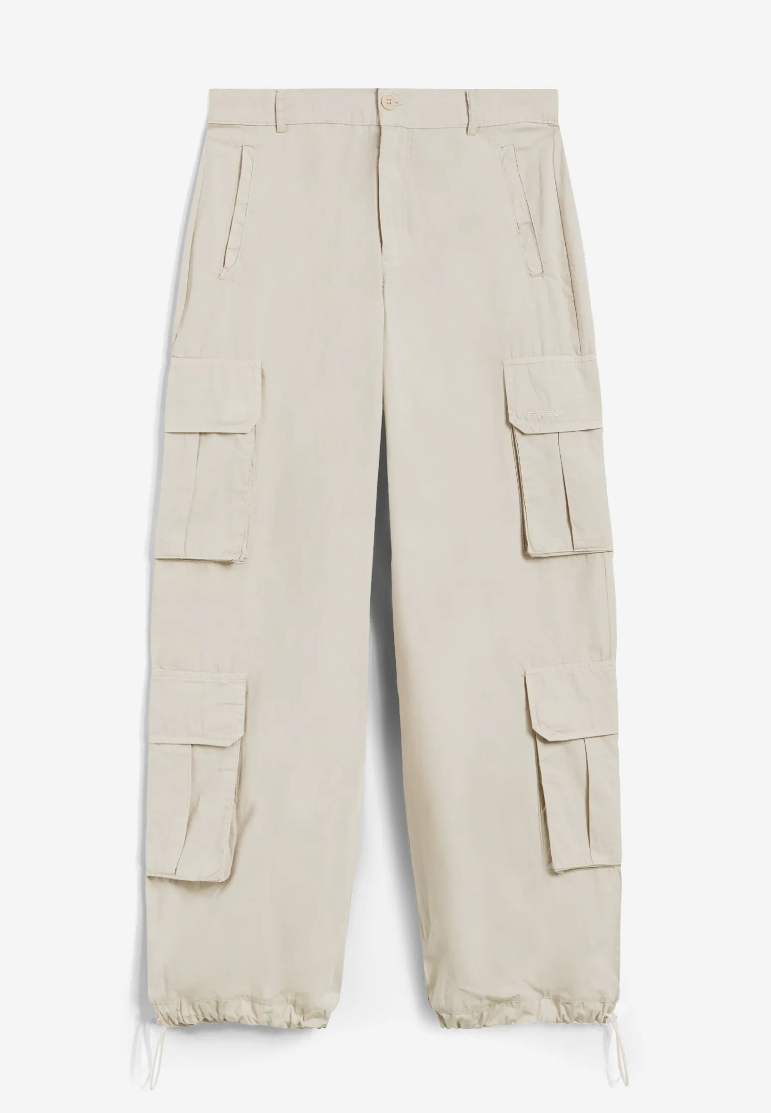 Freddy Pantaloni cargo baggy fit in popeline con quattro tasconi-Donna Pantaloni Cargo|Pantaloni Sportivi