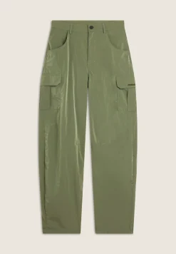 Freddy Pantaloni Cargo carrot fit in nylon navetta-Donna Pantaloni Cargo|Pantaloni Sportivi