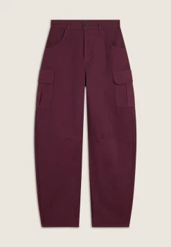 Freddy Pantaloni Cargo carrot fit in canvas-Donna Pantaloni Cargo|Pantaloni Sportivi
