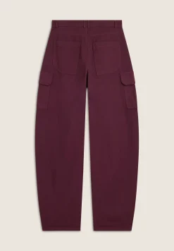 Freddy Pantaloni Cargo carrot fit in canvas-Donna Pantaloni Cargo|Pantaloni Sportivi