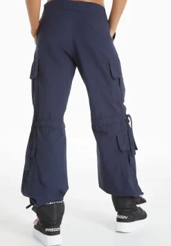 Freddy Pantaloni cargo con doppie tasche e coulisse intermedia-Donna Pantaloni Cargo|Pantaloni Sportivi