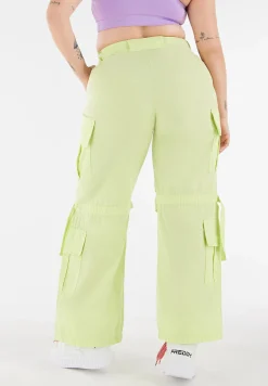 Freddy Pantaloni cargo con doppie tasche e coulisse intermedia-Donna Pantaloni Cargo|Pantaloni Sportivi