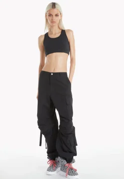 Freddy Pantaloni cargo con doppie tasche e coulisse intermedia-Donna Pantaloni Cargo|Pantaloni Sportivi