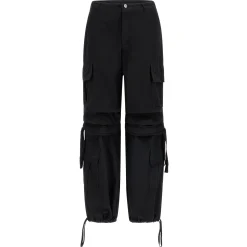 Freddy Pantaloni cargo con doppie tasche e coulisse intermedia-Donna Pantaloni Cargo|Pantaloni Sportivi