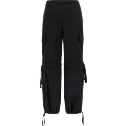 Freddy Pantaloni cargo con doppie tasche e coulisse intermedia-Donna Pantaloni Cargo|Pantaloni Sportivi